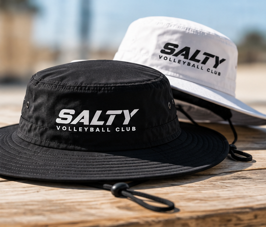 Copy of Salty Volleyball Club Wide-Brim Outdoor Hat